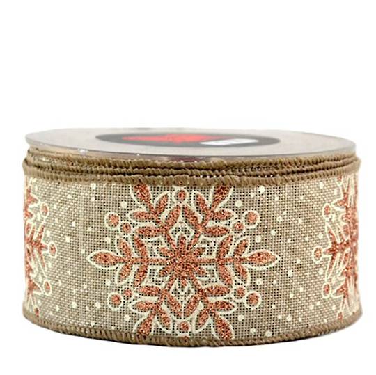 Ribbon 9mt, 52mm Copper Snowball Gold Trim *ETA Nov